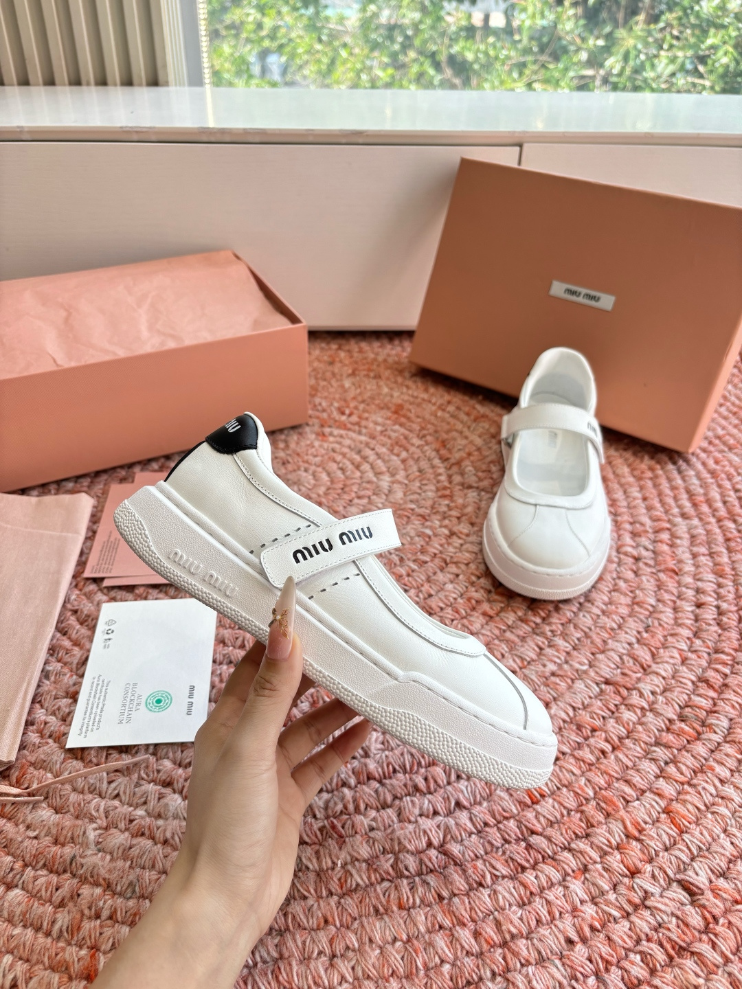 🌾G024所见即所得顶级品质Miu Mi* deck shoes 麂皮玛丽珍乐福鞋miumiu家新款de
