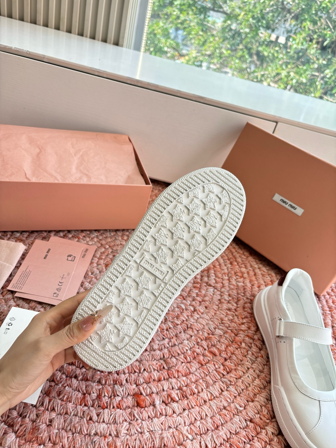 🌾G024所见即所得顶级品质Miu Mi* deck shoes 麂皮玛丽珍乐福鞋miumiu家新款de