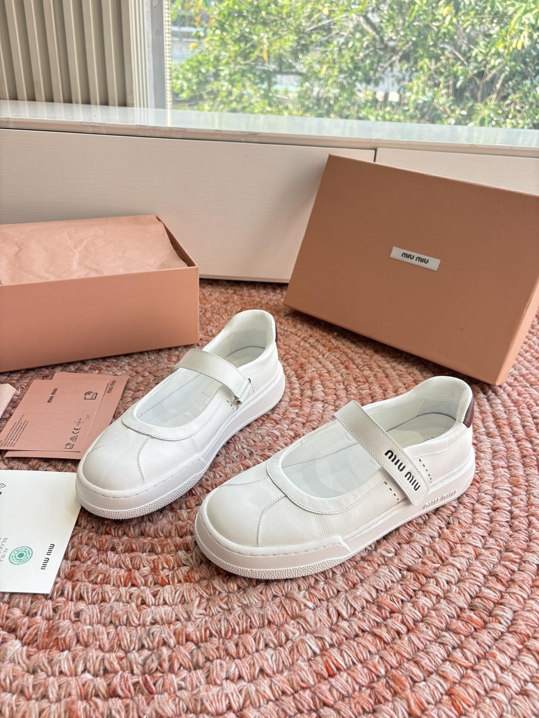 🌾G024所见即所得顶级品质Miu Mi* deck shoes 麂皮玛丽珍乐福鞋miumiu家新款de