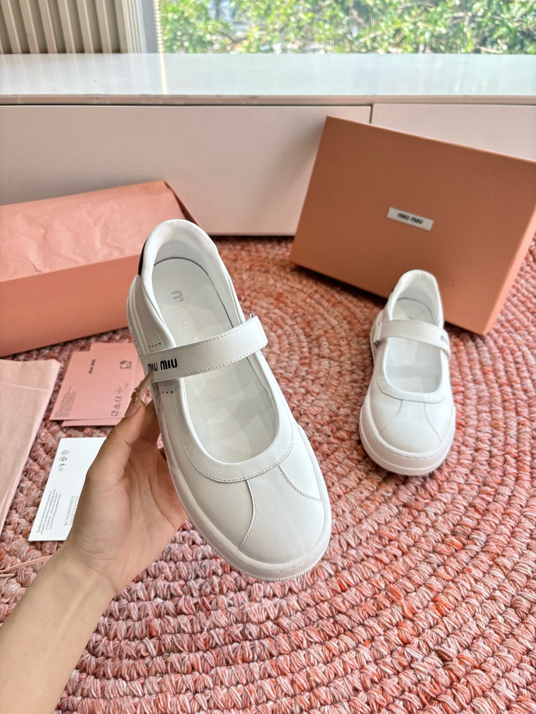 🌾G024所见即所得顶级品质Miu Mi* deck shoes 麂皮玛丽珍乐福鞋miumiu家新款de