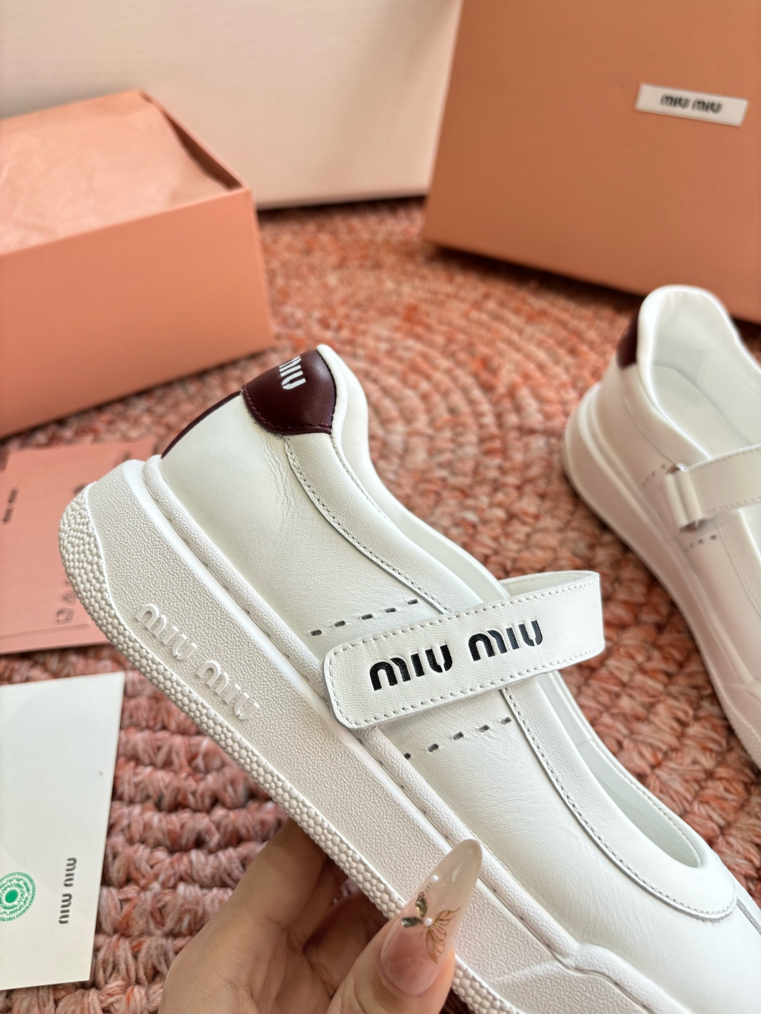 🌾G024所见即所得顶级品质Miu Mi* deck shoes 麂皮玛丽珍乐福鞋miumiu家新款de