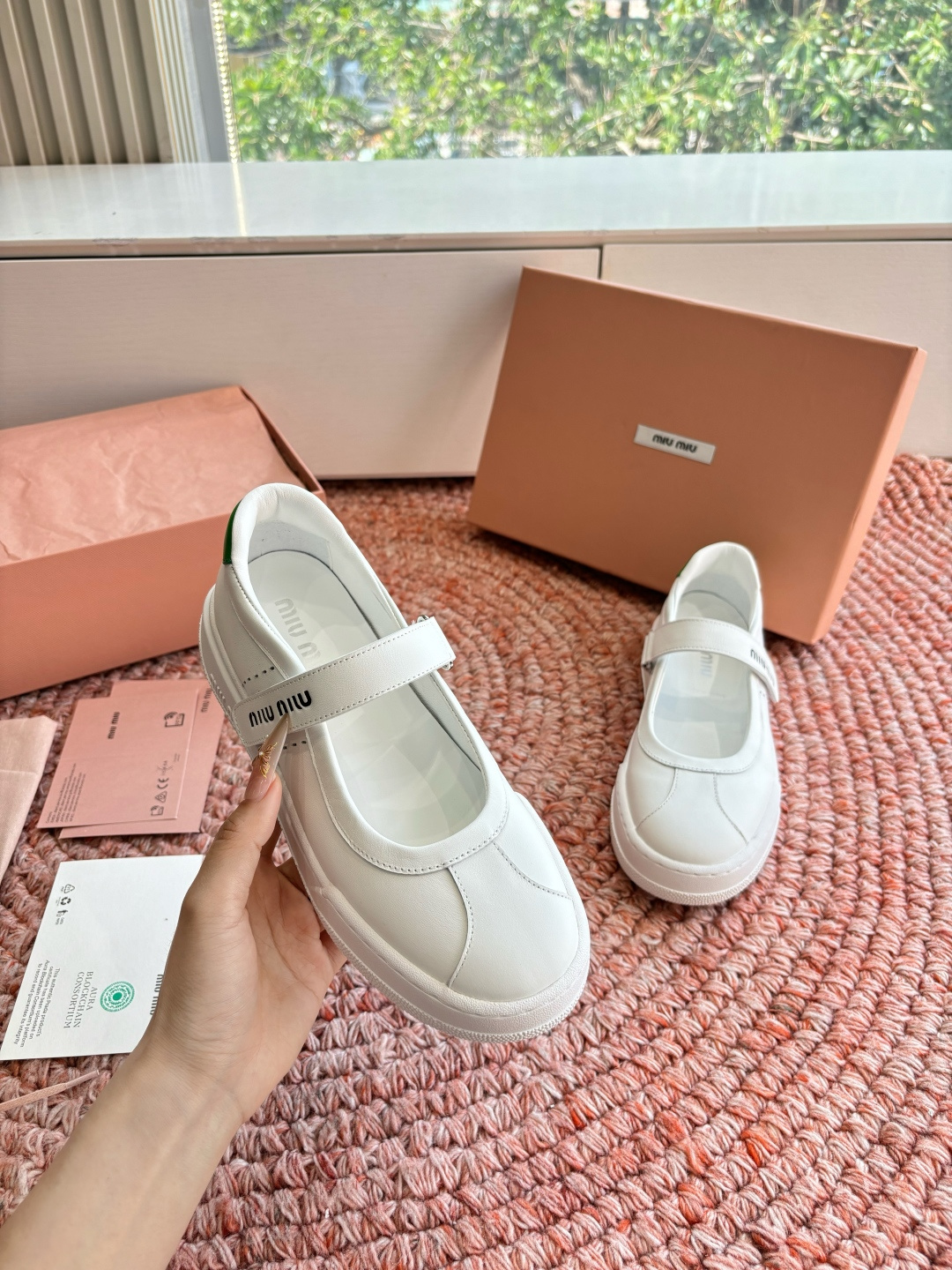 🌾G024所见即所得顶级品质Miu Mi* deck shoes 麂皮玛丽珍乐福鞋miumiu家新款de