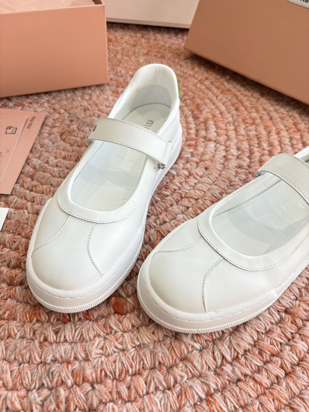 🌾G024所见即所得顶级品质Miu Mi* deck shoes 麂皮玛丽珍乐福鞋miumiu家新款de