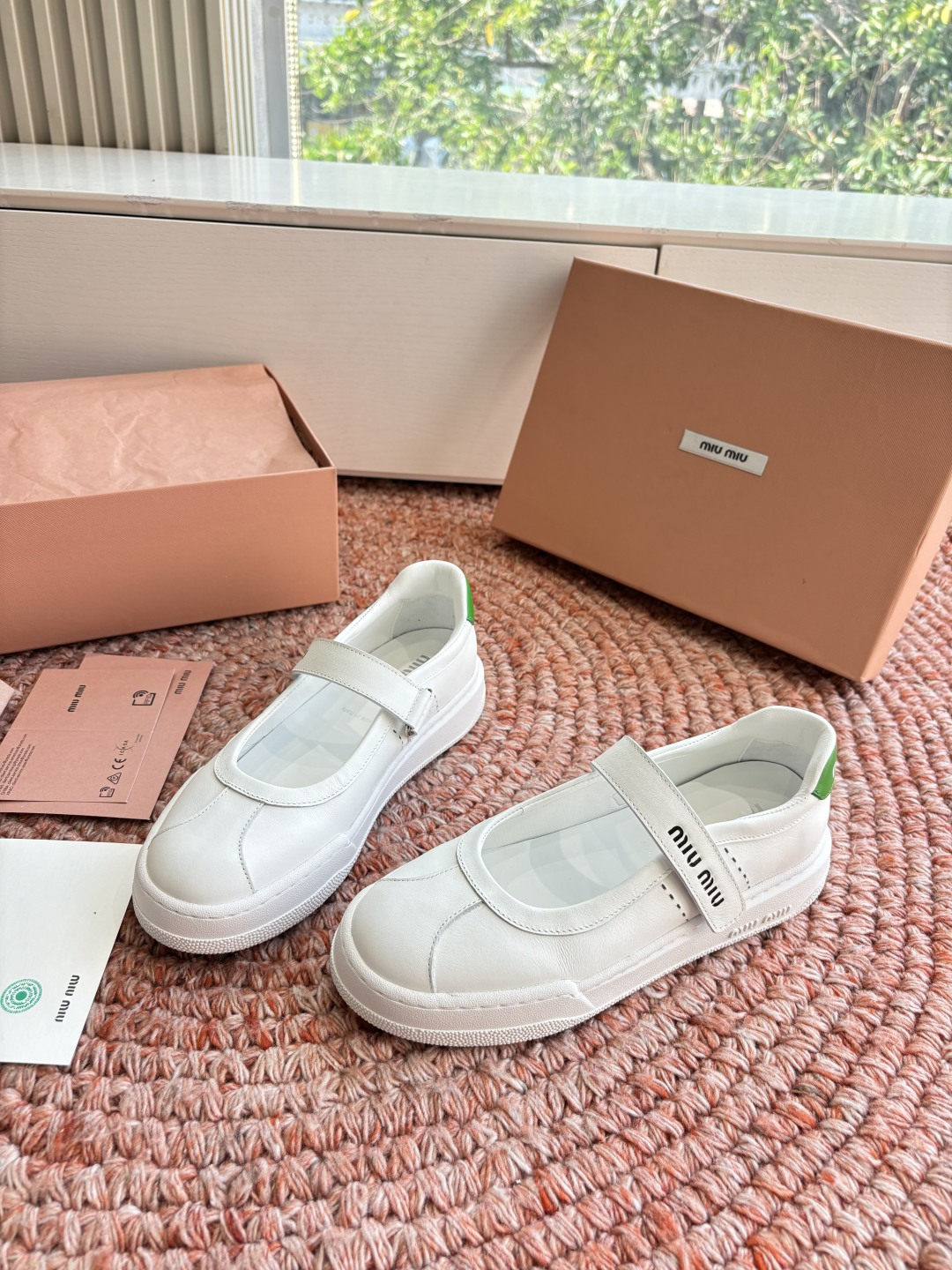 🌾G024所见即所得顶级品质Miu Mi* deck shoes 麂皮玛丽珍乐福鞋miumiu家新款de