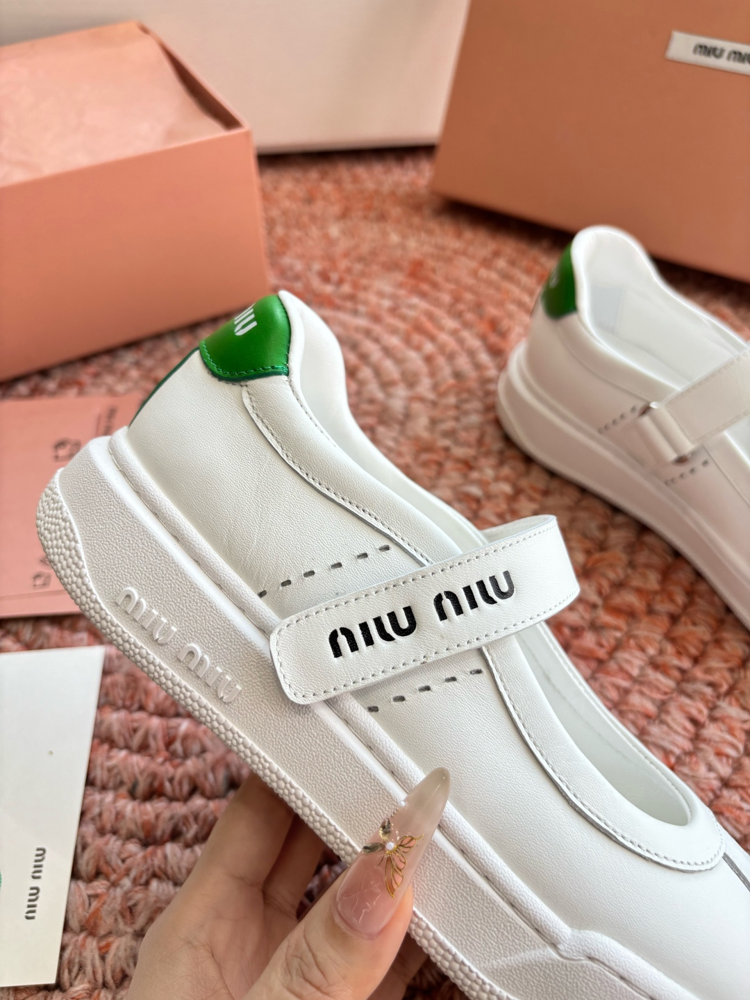 🌾G024所见即所得顶级品质Miu Mi* deck shoes 麂皮玛丽珍乐福鞋miumiu家新款de