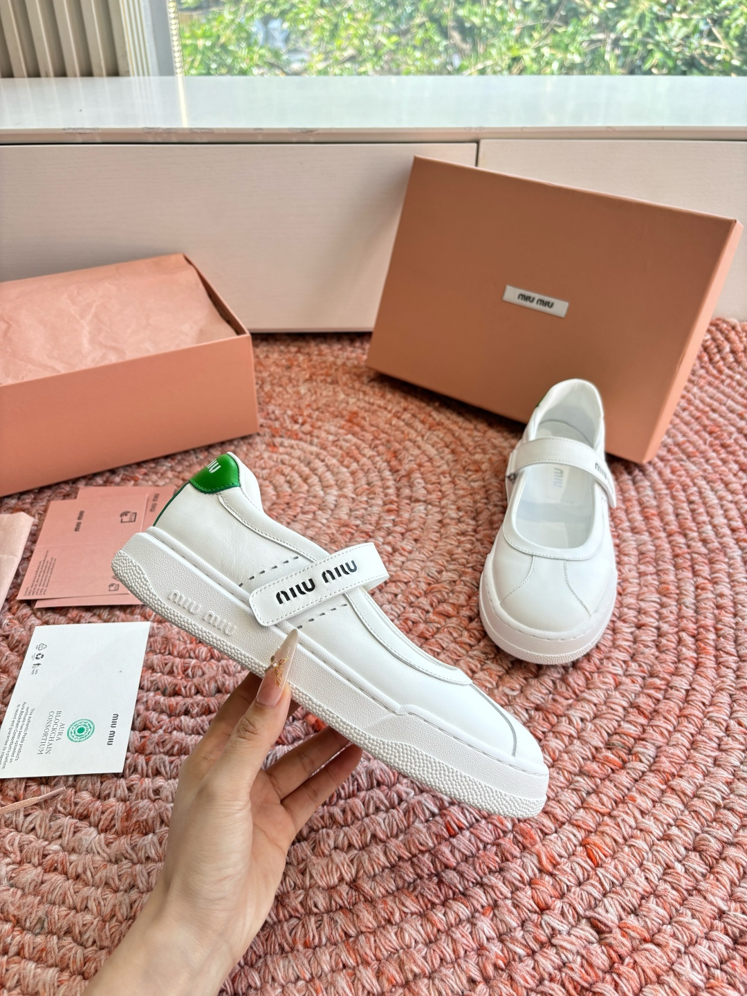 🌾G024所见即所得顶级品质Miu Mi* deck shoes 麂皮玛丽珍乐福鞋miumiu家新款de