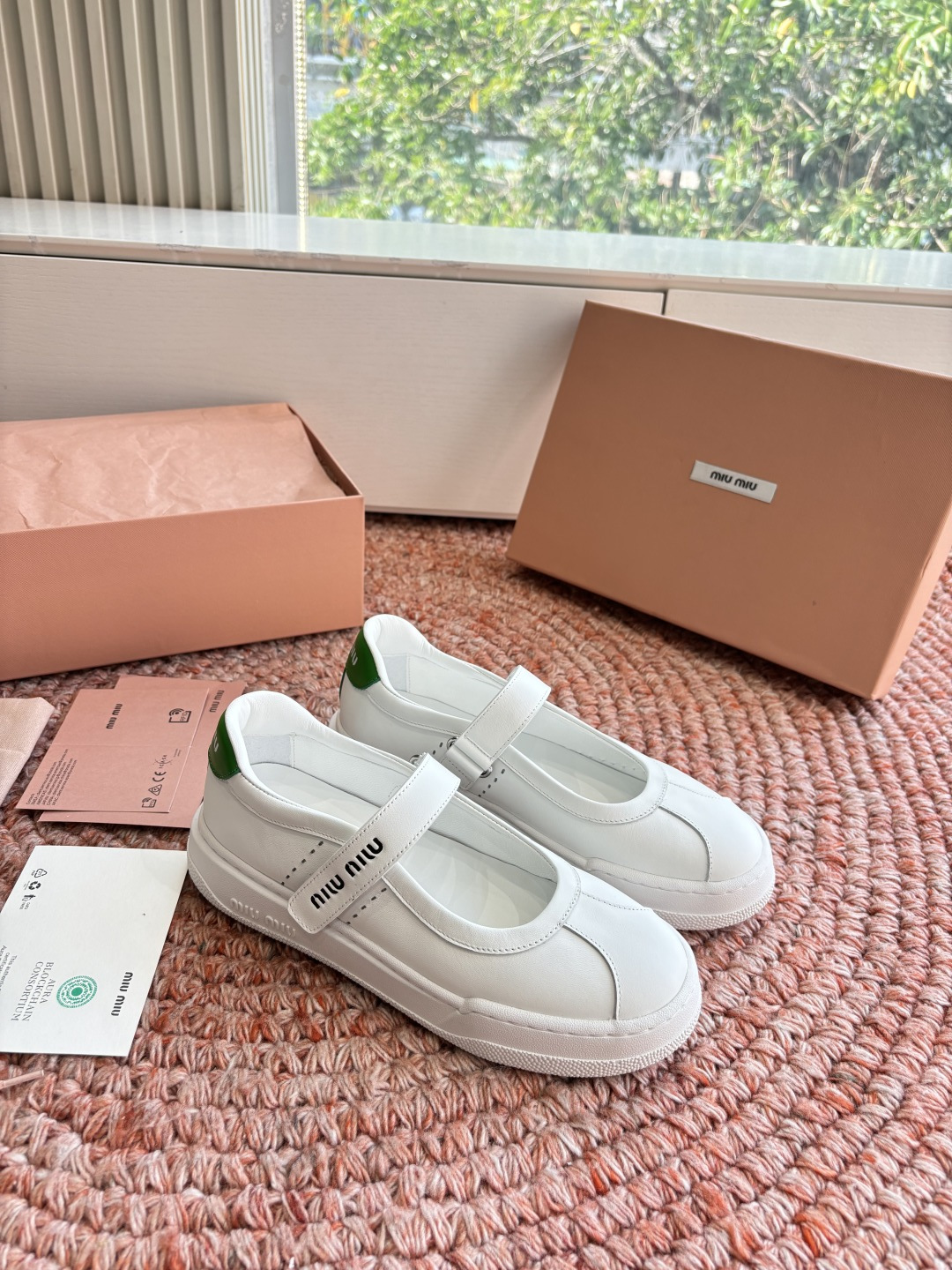 🌾G024所见即所得顶级品质Miu Mi* deck shoes 麂皮玛丽珍乐福鞋miumiu家新款de