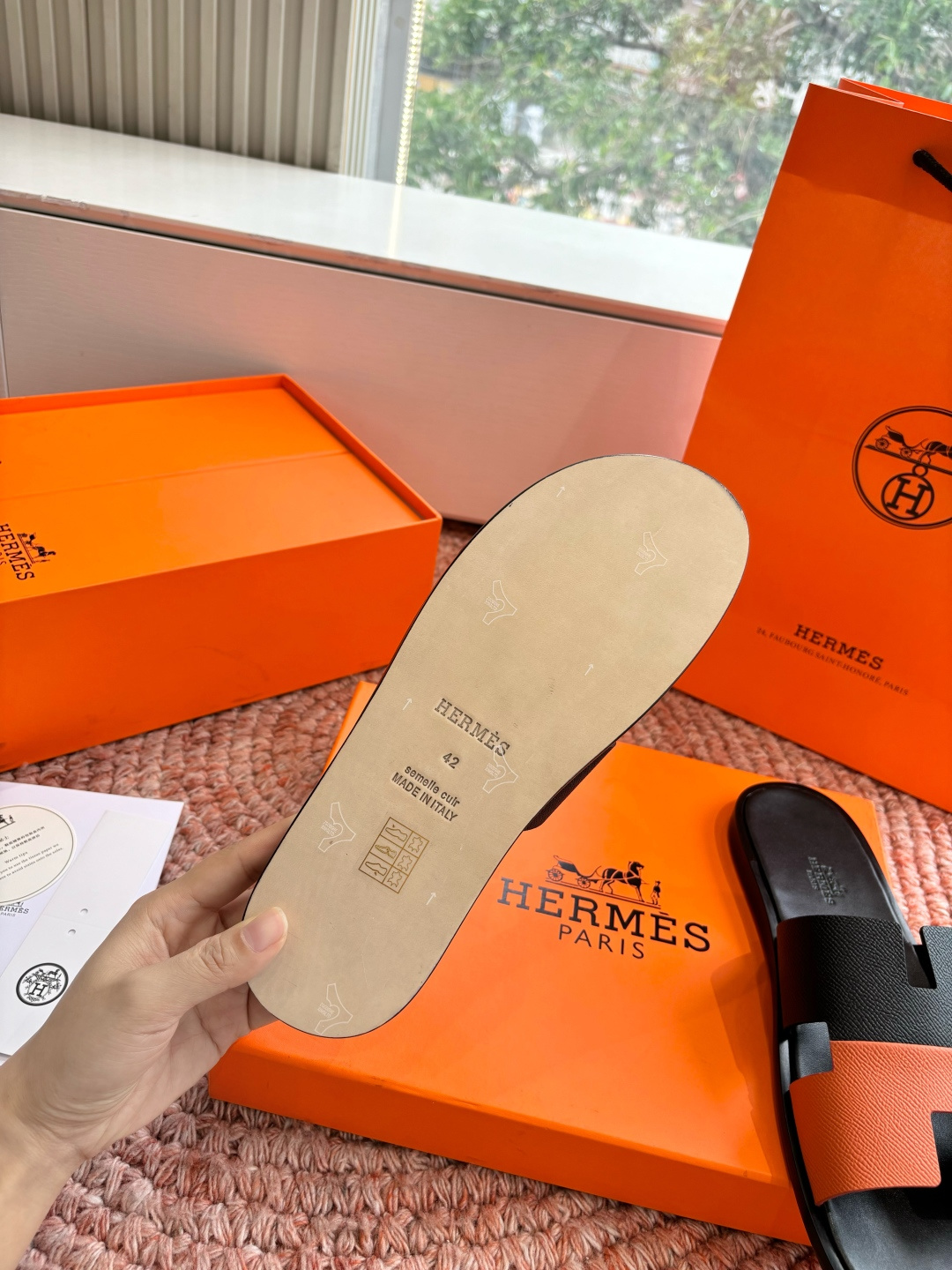 🌾G052所见即所得顶版2026春夏新款HERMES爱马仕专柜新款最近火到不行的情侣款H二舅鞋猪鼻子凉鞋