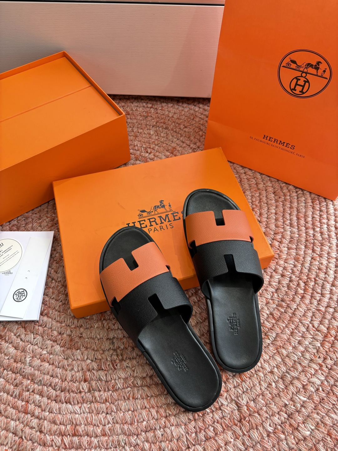 🌾G052所见即所得顶版2026春夏新款HERMES爱马仕专柜新款最近火到不行的情侣款H二舅鞋猪鼻子凉鞋