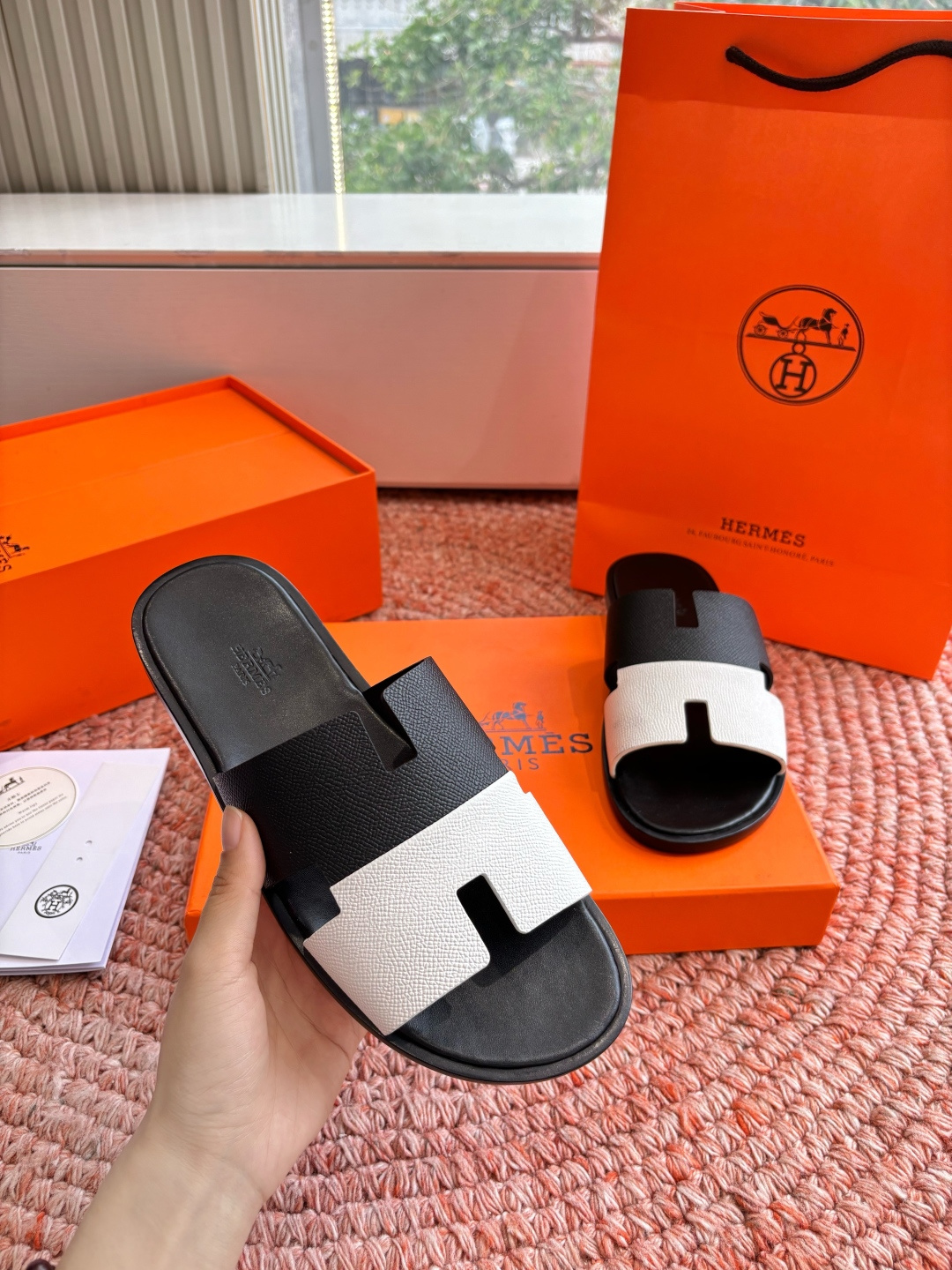 🌾G052所见即所得顶版2026春夏新款HERMES爱马仕专柜新款最近火到不行的情侣款H二舅鞋猪鼻子凉鞋