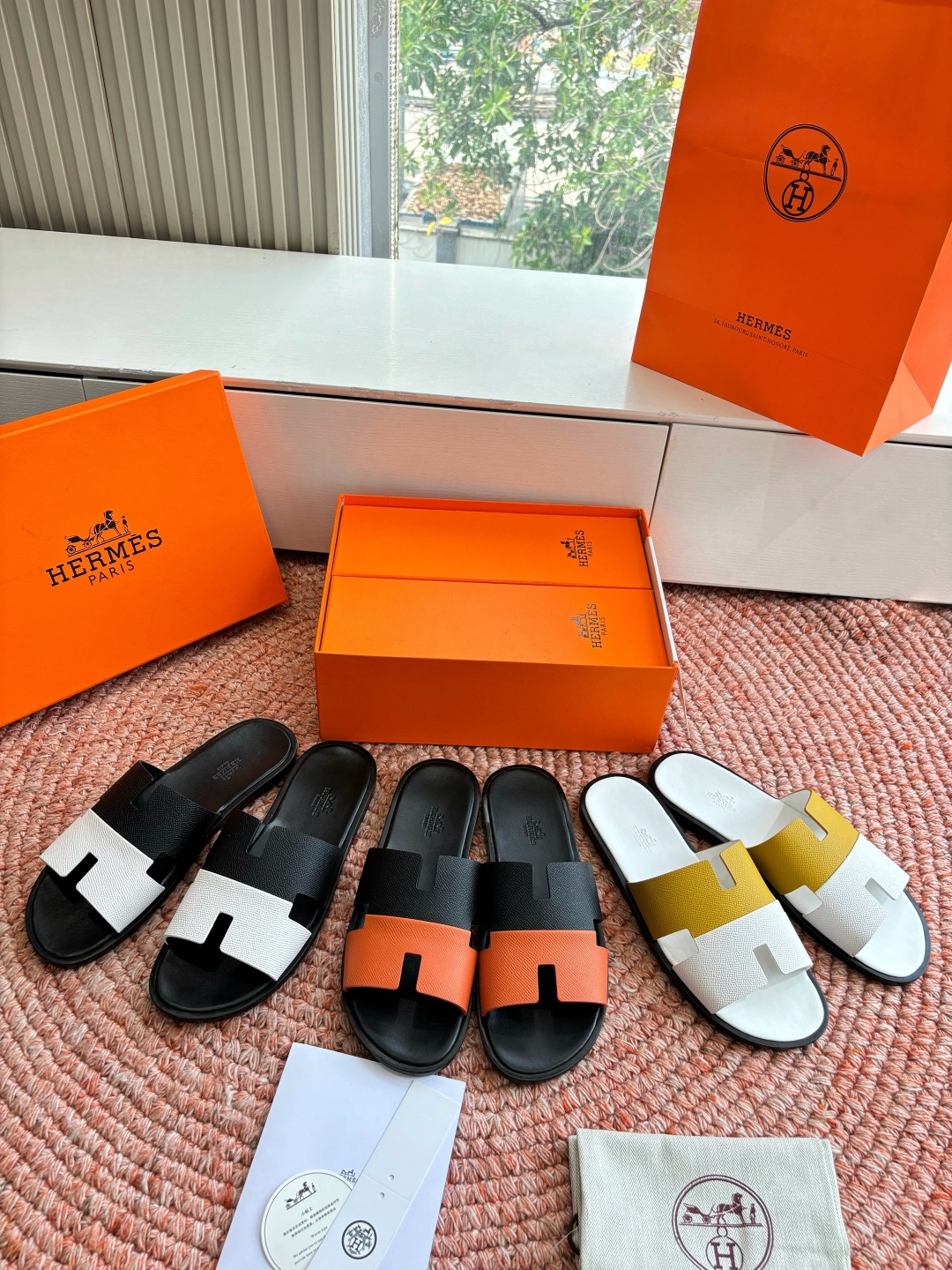🌾G052所见即所得顶版2026春夏新款HERMES爱马仕专柜新款最近火到不行的情侣款H二舅鞋猪鼻子凉鞋