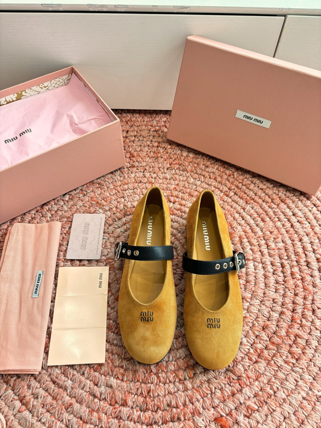 🌾G027代购级Miu Miu 缪缪玛丽珍单鞋女士蝴蝶结装饰缎面芭蕾舞独家高版 Miu Miu新款平底芭