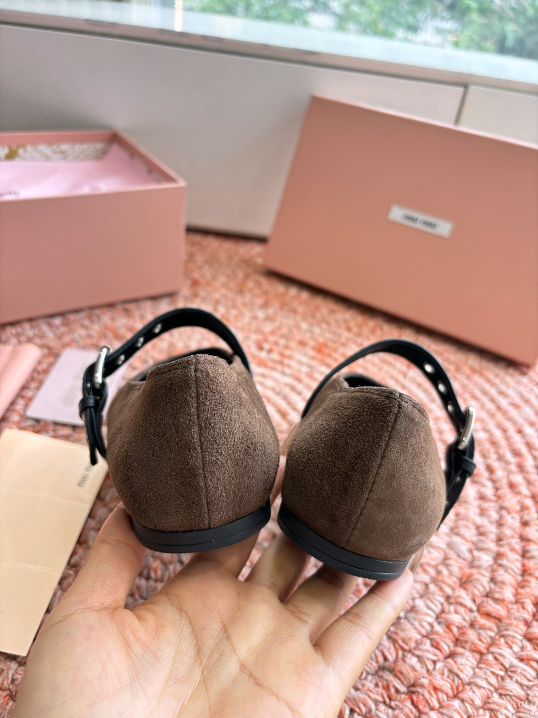 🌾G027代购级Miu Miu 缪缪玛丽珍单鞋女士蝴蝶结装饰缎面芭蕾舞独家高版 Miu Miu新款平底芭