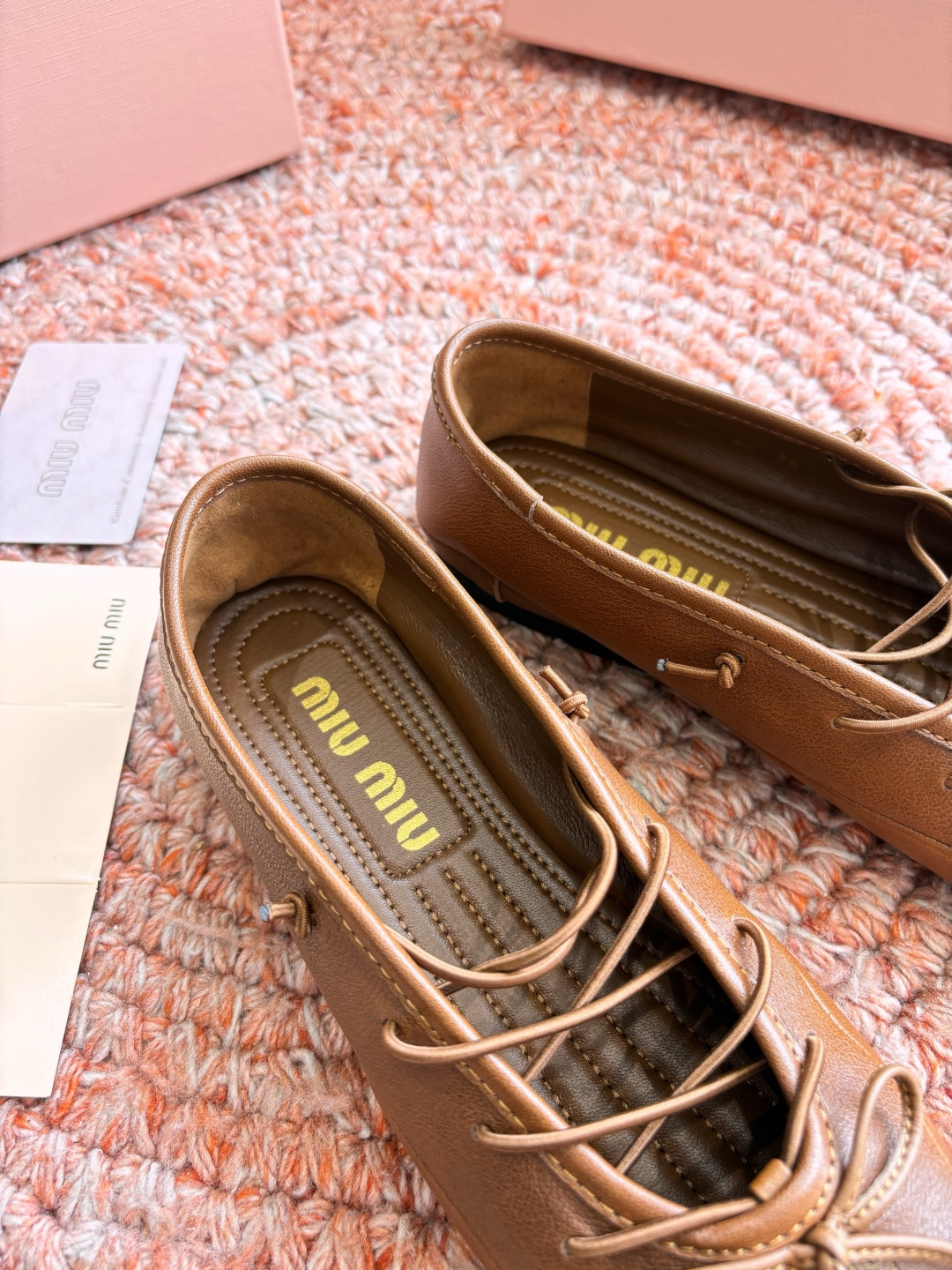 🌾G0286代购级Miu Miu 缪缪玛丽珍单鞋女士蝴蝶结装饰缎面芭蕾舞独家高版 Miu Miu新款平底