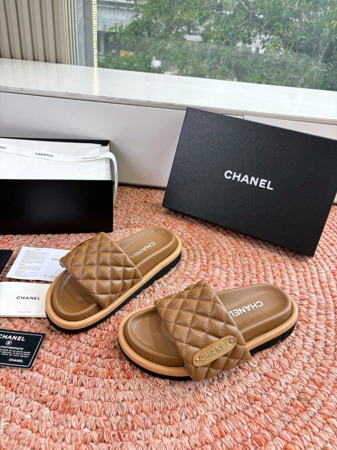 🌾G021顶级品质Louis vuitt路易威蹬lv面包拖拖限定款居家酒店拖鞋 皮草拖鞋頂级品质🔝水貂打