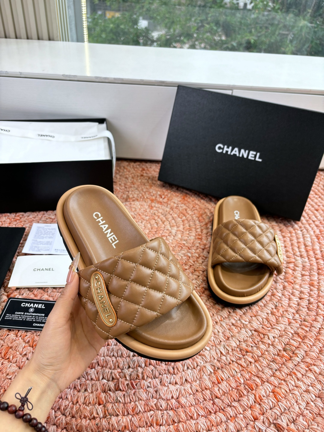 🌾G021顶级品质Louis vuitt路易威蹬lv面包拖拖限定款居家酒店拖鞋 皮草拖鞋頂级品质🔝水貂打