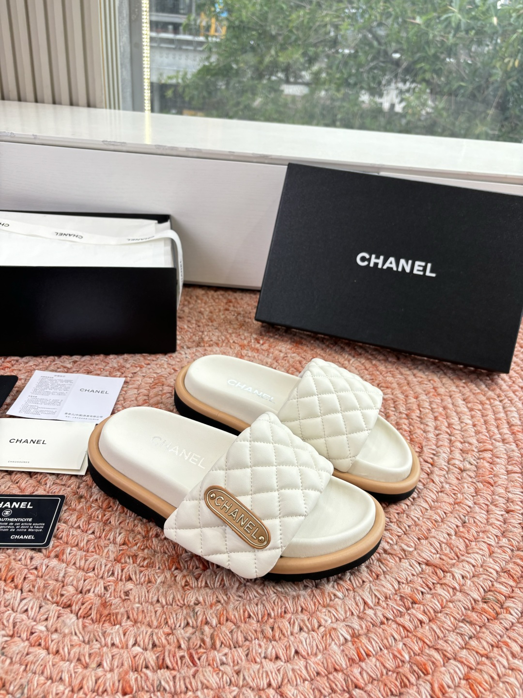 🌾G021顶级品质Louis vuitt路易威蹬lv面包拖拖限定款居家酒店拖鞋 皮草拖鞋頂级品质🔝水貂打