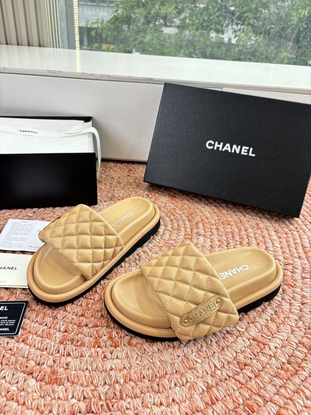 🌾G021顶级品质Louis vuitt路易威蹬lv面包拖拖限定款居家酒店拖鞋 皮草拖鞋頂级品质🔝水貂打