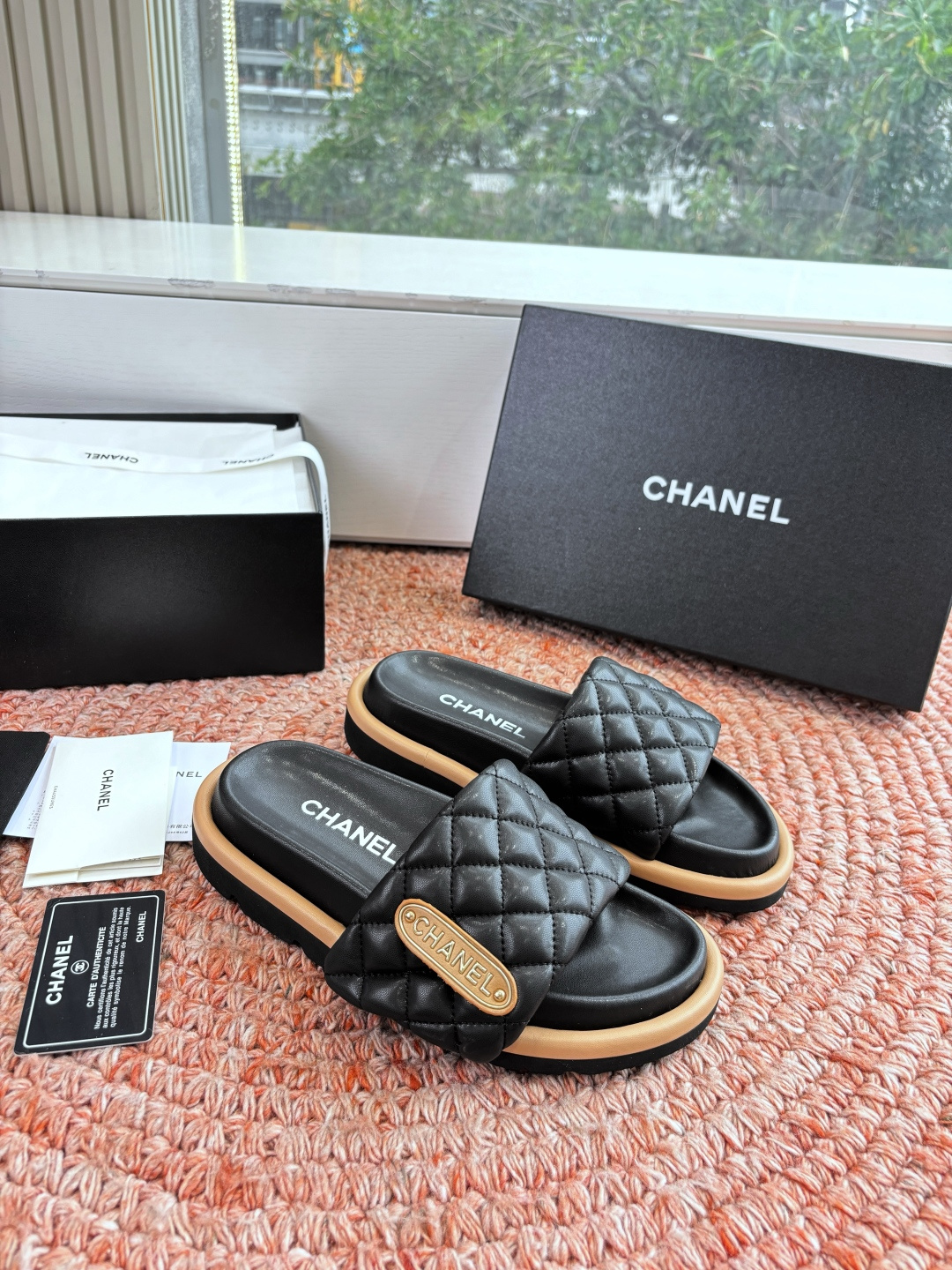 🌾G021顶级品质Louis vuitt路易威蹬lv面包拖拖限定款居家酒店拖鞋 皮草拖鞋頂级品质🔝水貂打