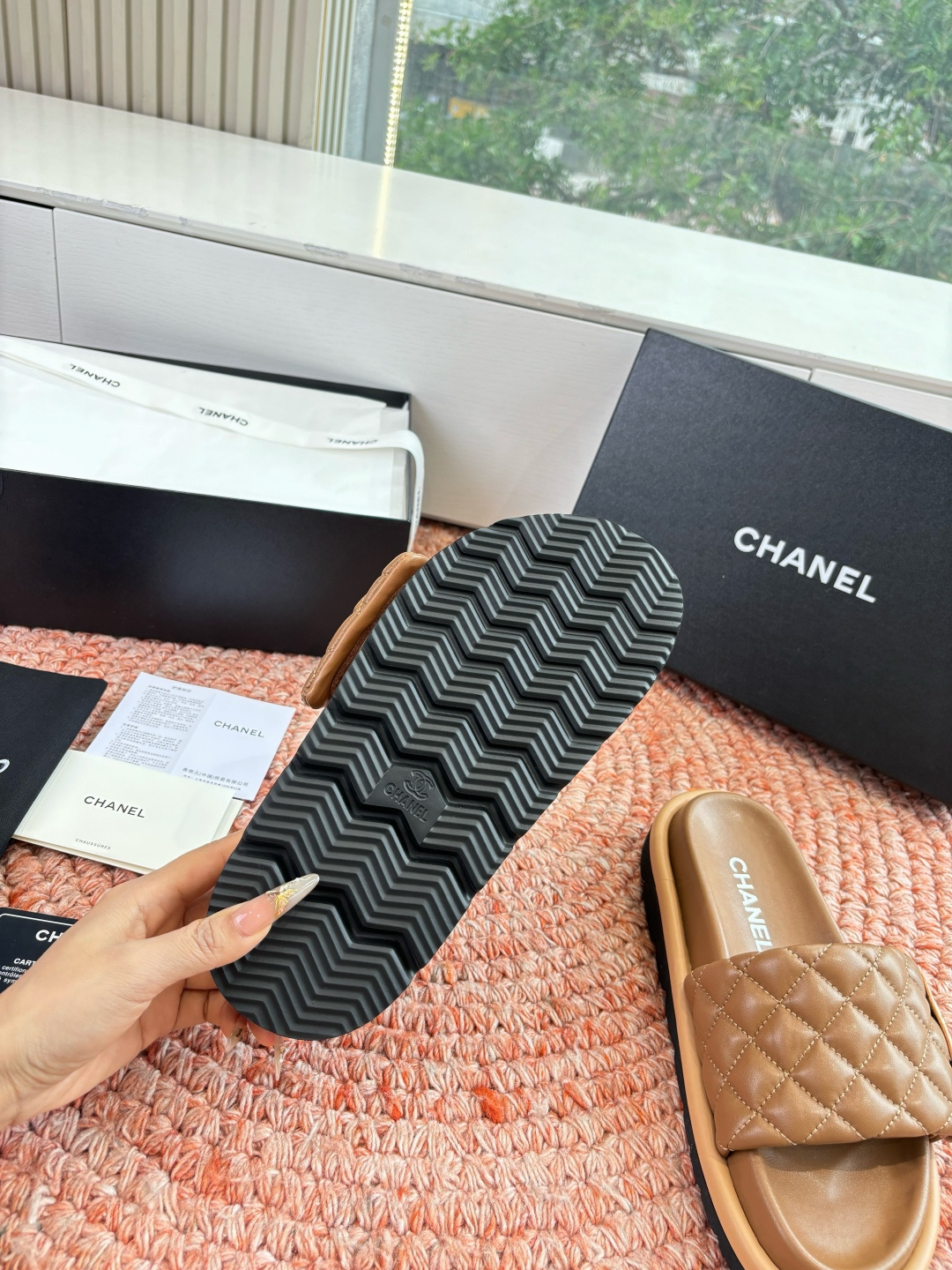 🌾G021顶级品质Louis vuitt路易威蹬lv面包拖拖限定款居家酒店拖鞋 皮草拖鞋頂级品质🔝水貂打