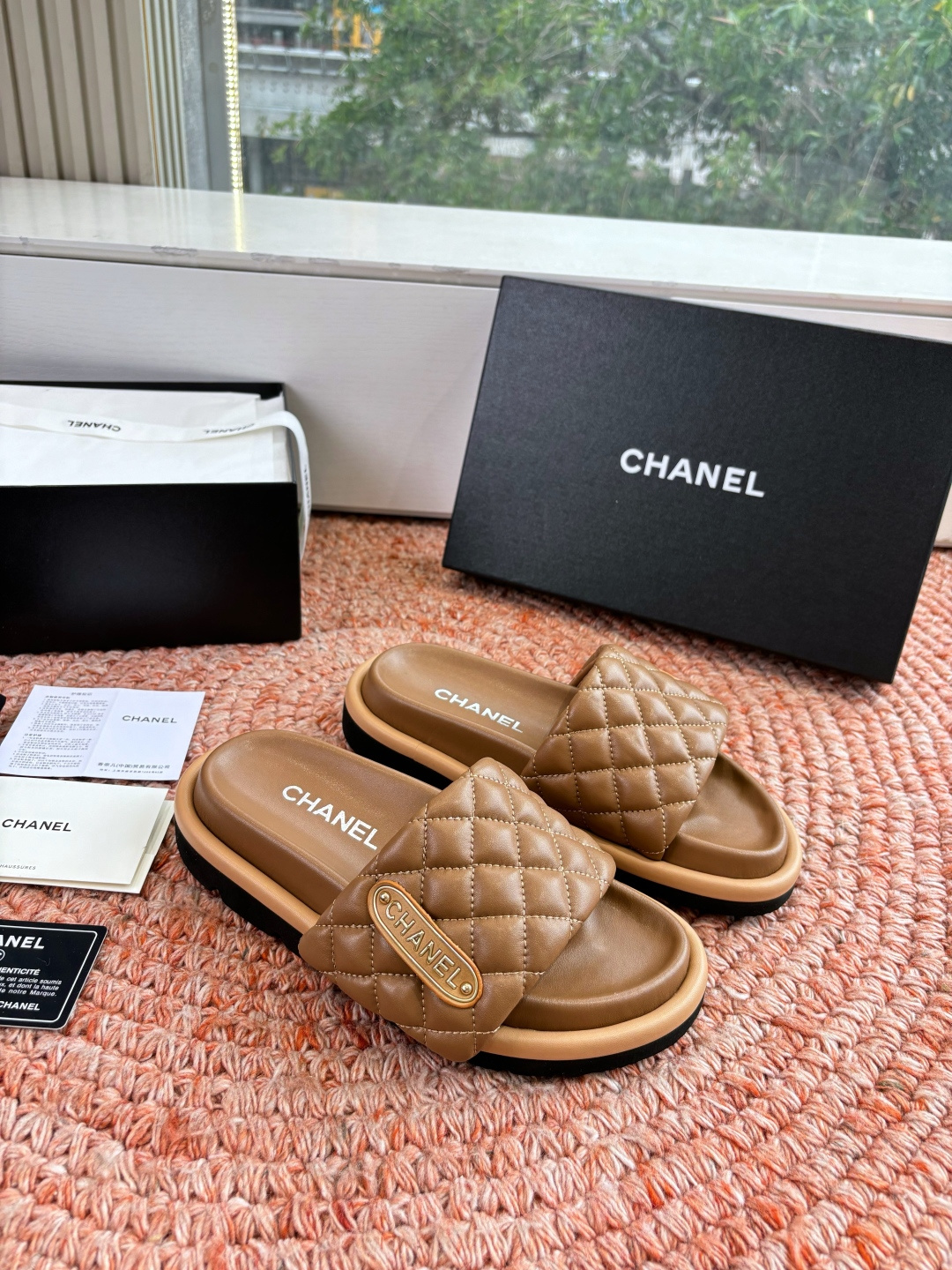 🌾G021顶级品质Louis vuitt路易威蹬lv面包拖拖限定款居家酒店拖鞋 皮草拖鞋頂级品质🔝水貂打