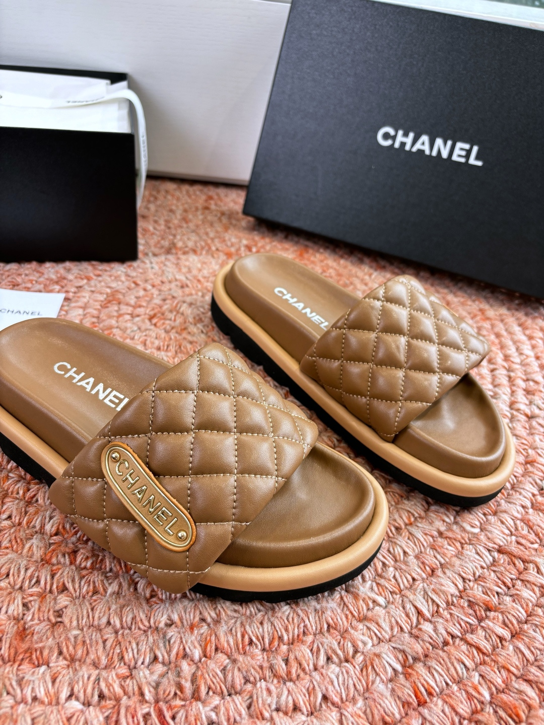 🌾G021顶级品质Louis vuitt路易威蹬lv面包拖拖限定款居家酒店拖鞋 皮草拖鞋頂级品质🔝水貂打