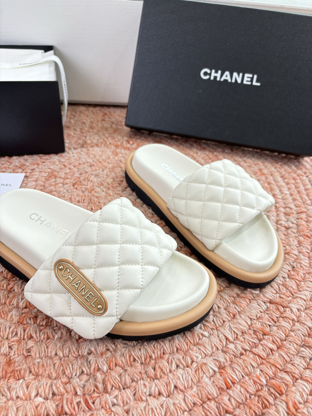 🌾G021顶级品质Louis vuitt路易威蹬lv面包拖拖限定款居家酒店拖鞋 皮草拖鞋頂级品质🔝水貂打