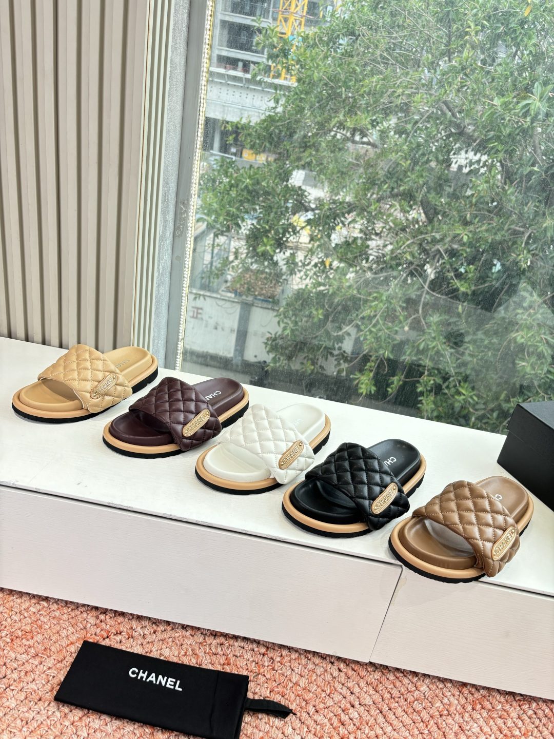 🌾G021顶级品质Louis vuitt路易威蹬lv面包拖拖限定款居家酒店拖鞋 皮草拖鞋頂级品质🔝水貂打