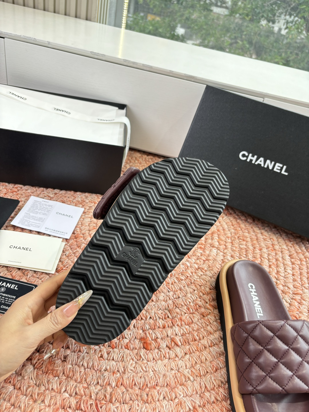 🌾G021顶级品质Louis vuitt路易威蹬lv面包拖拖限定款居家酒店拖鞋 皮草拖鞋頂级品质🔝水貂打