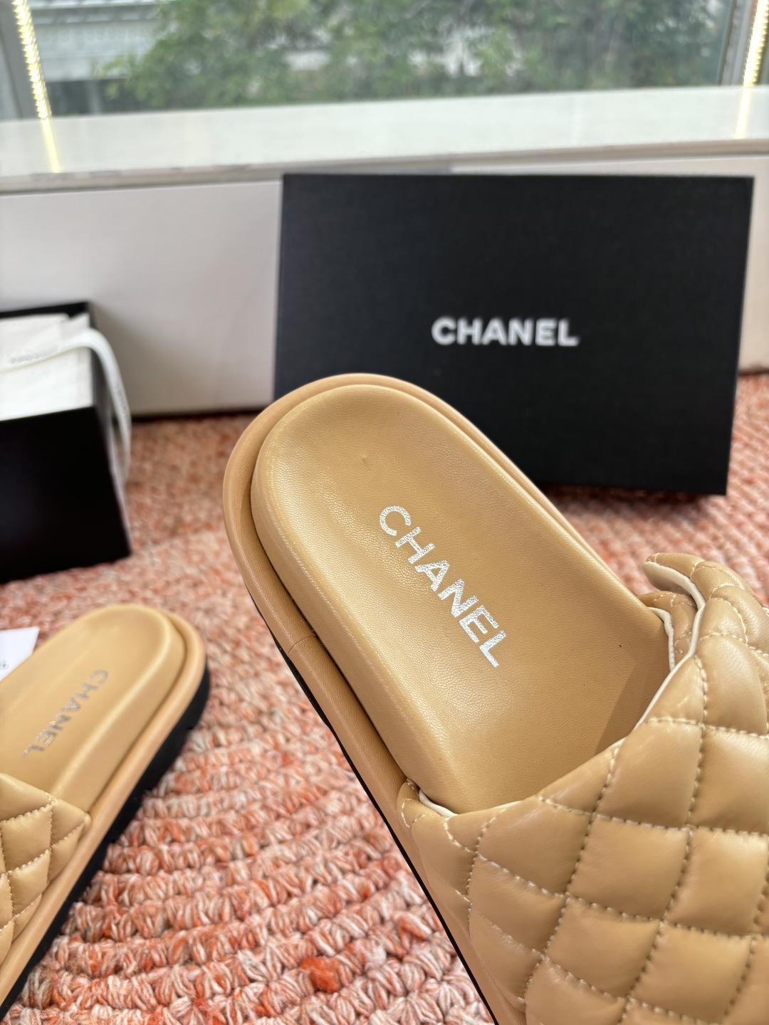 🌾G021顶级品质Louis vuitt路易威蹬lv面包拖拖限定款居家酒店拖鞋 皮草拖鞋頂级品质🔝水貂打