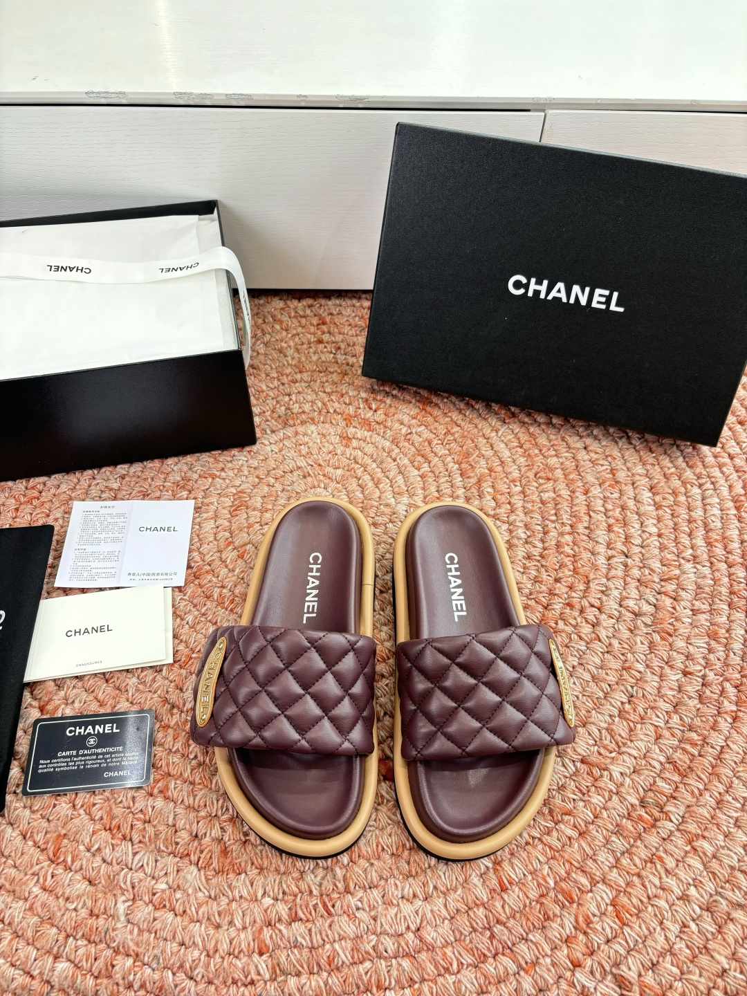 🌾G021顶级品质Louis vuitt路易威蹬lv面包拖拖限定款居家酒店拖鞋 皮草拖鞋頂级品质🔝水貂打