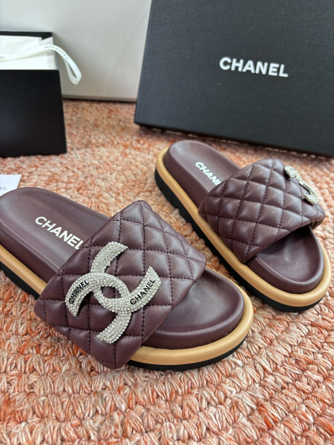 🌾G021顶级品质Louis vuitt路易威蹬lv面包拖拖限定款居家酒店拖鞋 皮草拖鞋頂级品质🔝水貂打