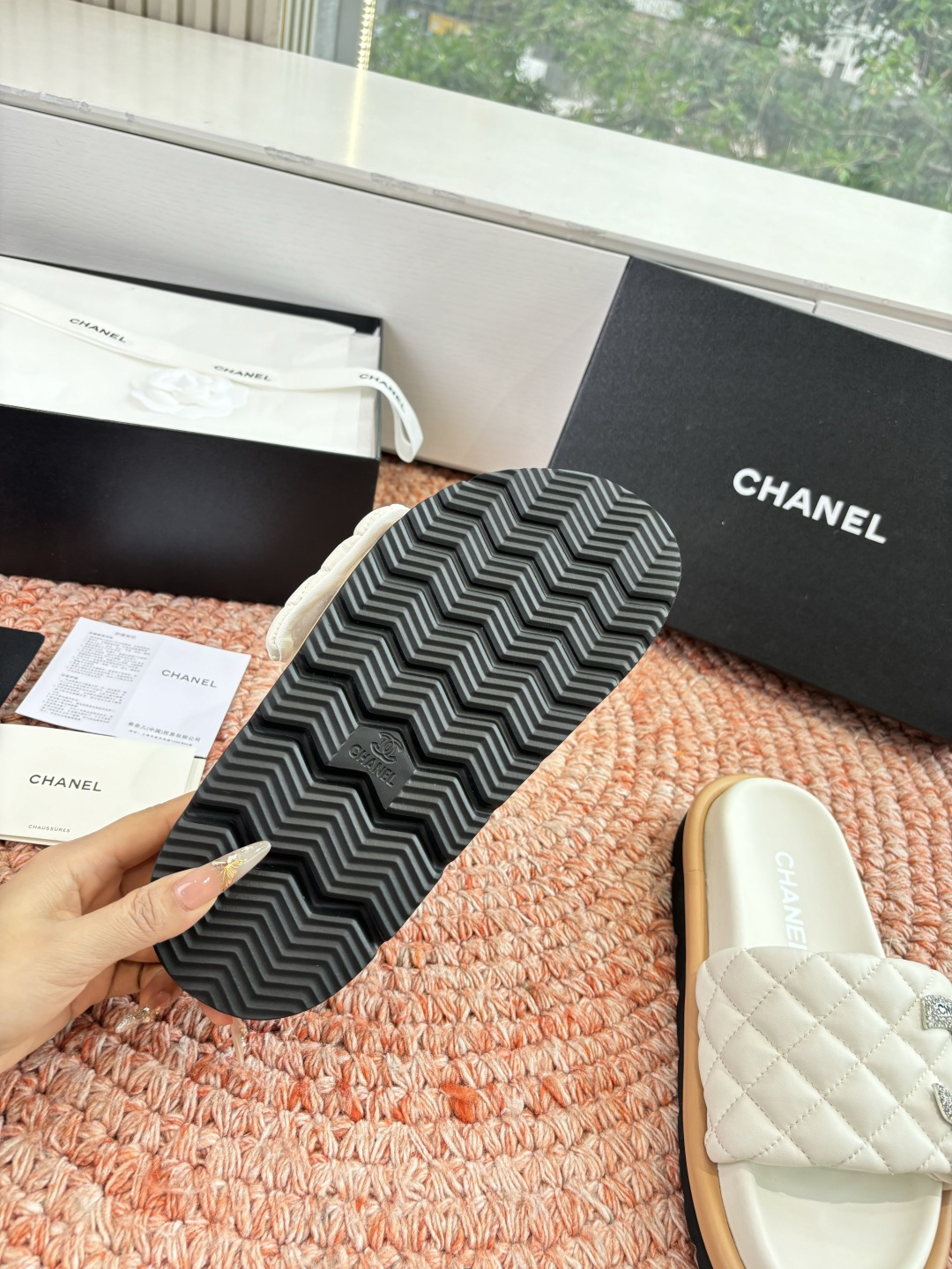 🌾G021顶级品质Louis vuitt路易威蹬lv面包拖拖限定款居家酒店拖鞋 皮草拖鞋頂级品质🔝水貂打