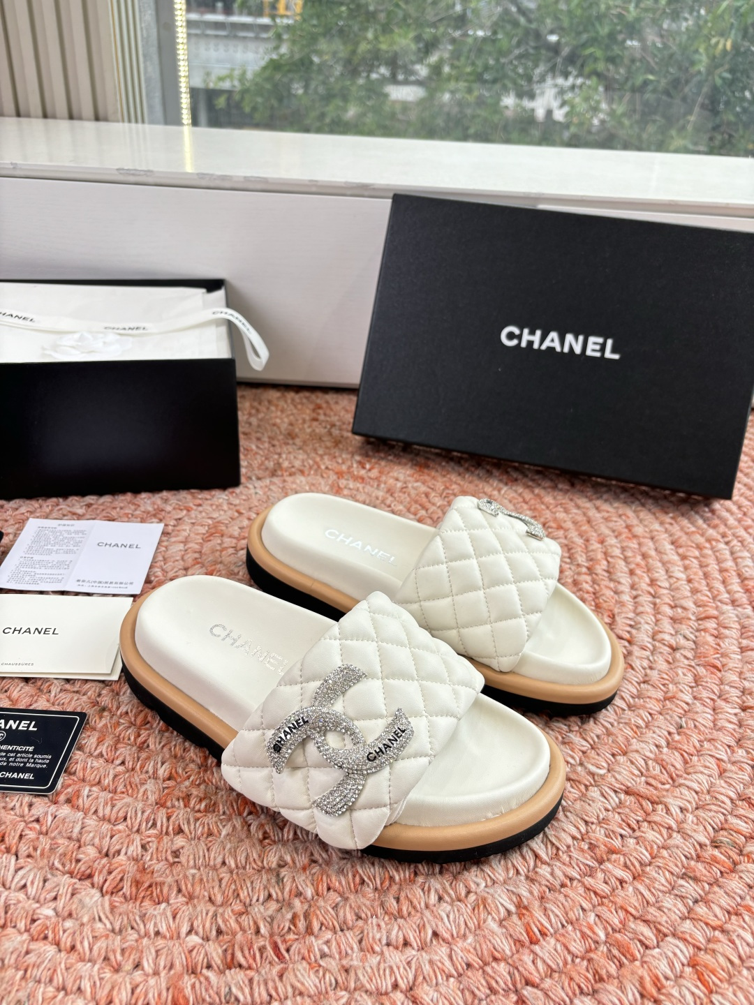 🌾G021顶级品质Louis vuitt路易威蹬lv面包拖拖限定款居家酒店拖鞋 皮草拖鞋頂级品质🔝水貂打