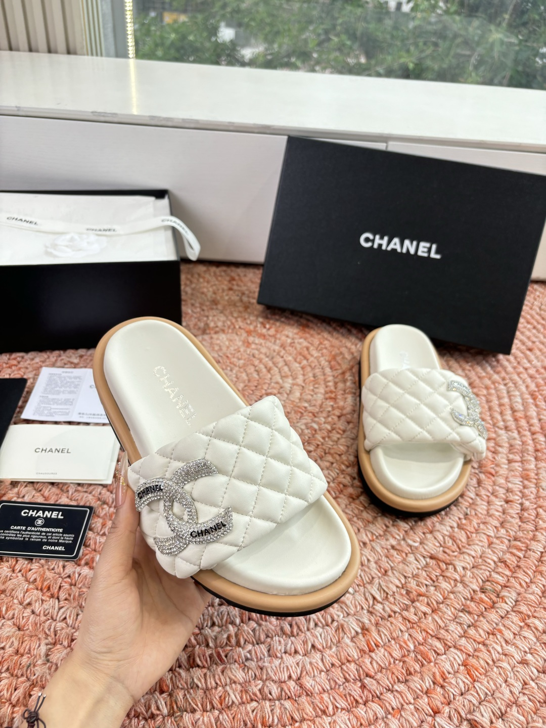 🌾G021顶级品质Louis vuitt路易威蹬lv面包拖拖限定款居家酒店拖鞋 皮草拖鞋頂级品质🔝水貂打