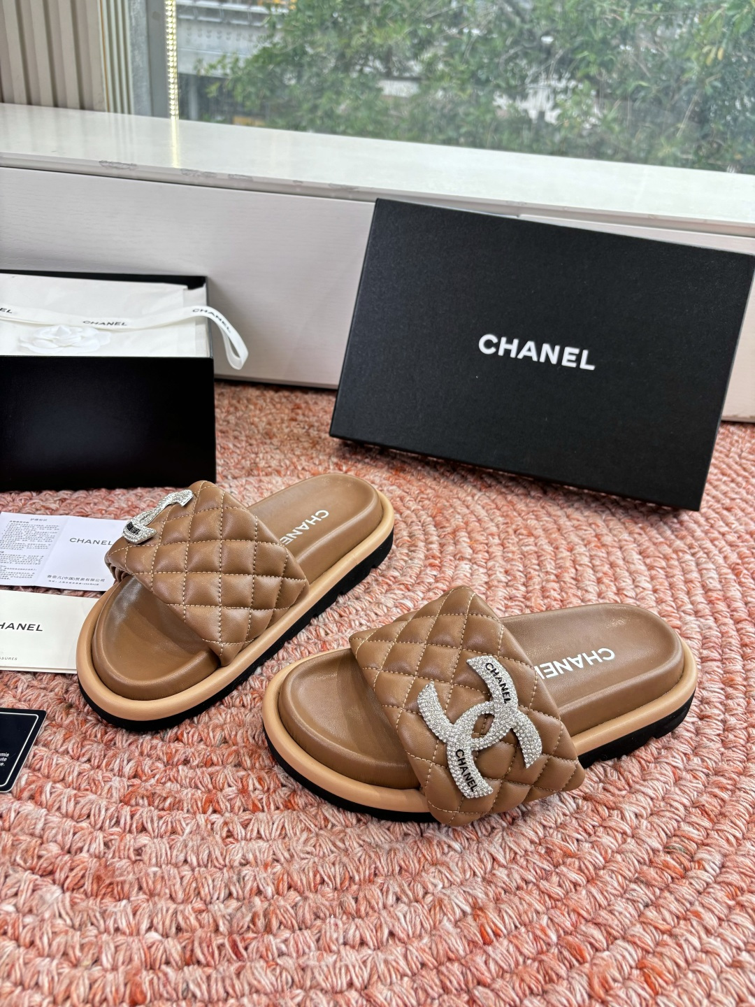 🌾G021顶级品质Louis vuitt路易威蹬lv面包拖拖限定款居家酒店拖鞋 皮草拖鞋頂级品质🔝水貂打