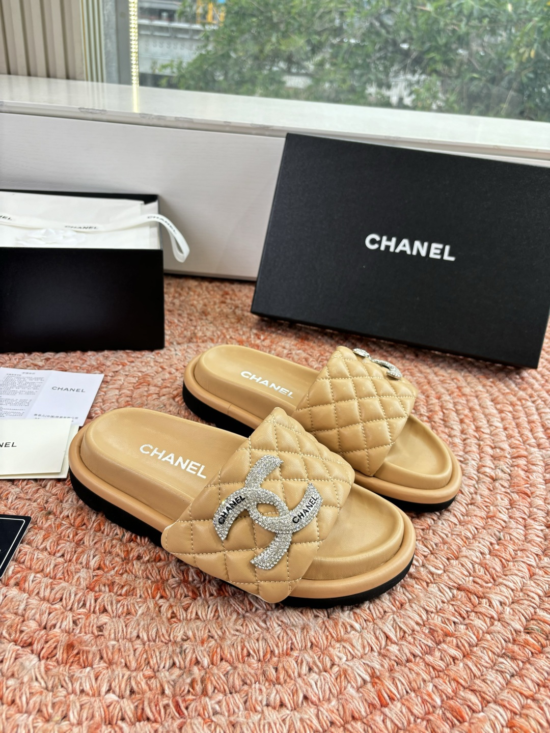 🌾G021顶级品质Louis vuitt路易威蹬lv面包拖拖限定款居家酒店拖鞋 皮草拖鞋頂级品质🔝水貂打