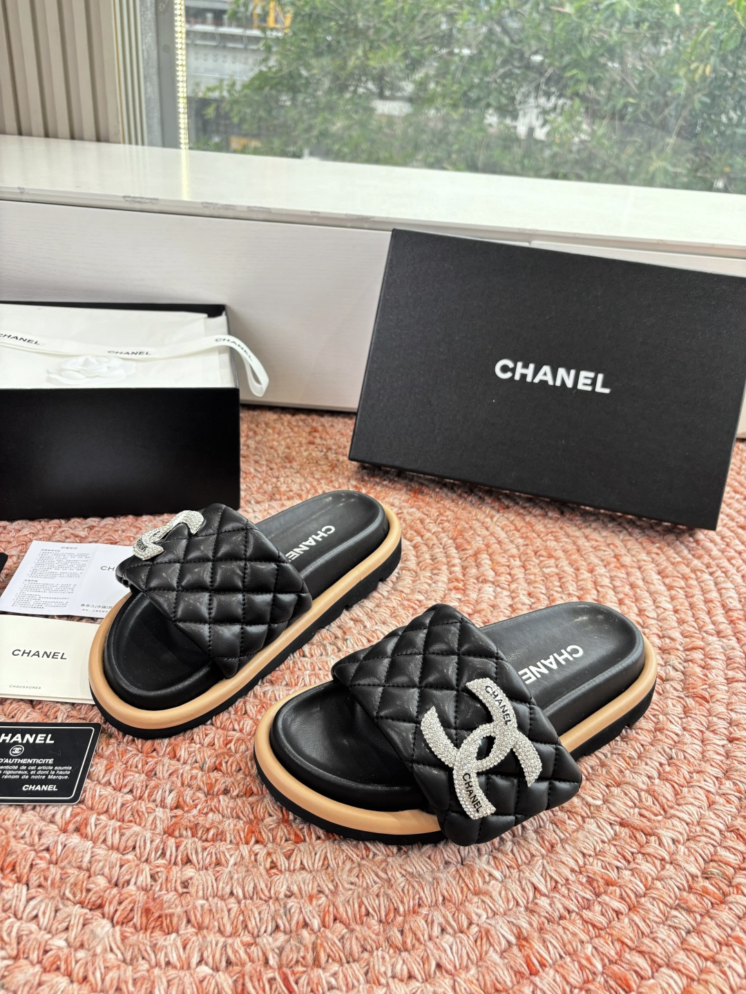 🌾G021顶级品质Louis vuitt路易威蹬lv面包拖拖限定款居家酒店拖鞋 皮草拖鞋頂级品质🔝水貂打