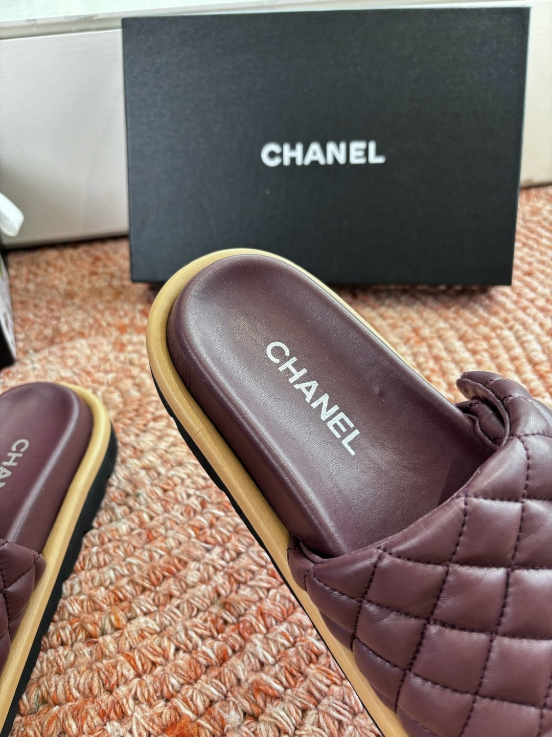 🌾G021顶级品质Louis vuitt路易威蹬lv面包拖拖限定款居家酒店拖鞋 皮草拖鞋頂级品质🔝水貂打