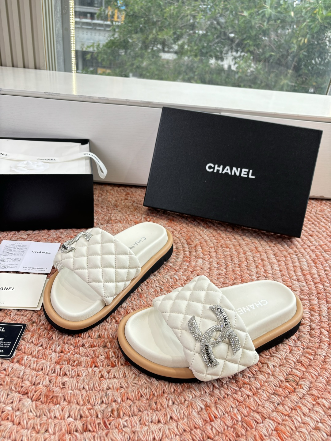 🌾G021顶级品质Louis vuitt路易威蹬lv面包拖拖限定款居家酒店拖鞋 皮草拖鞋頂级品质🔝水貂打