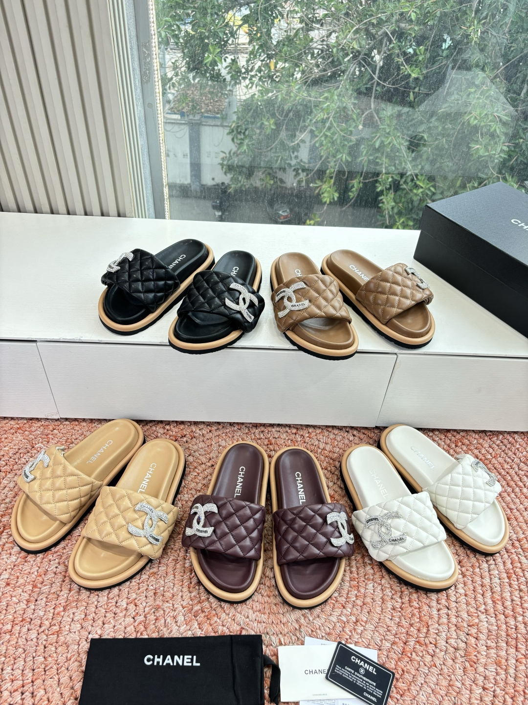 🌾G021顶级品质Louis vuitt路易威蹬lv面包拖拖限定款居家酒店拖鞋 皮草拖鞋頂级品质🔝水貂打