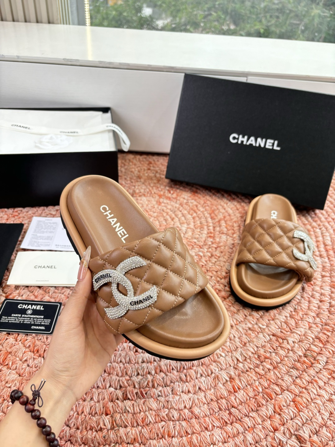 🌾G021顶级品质Louis vuitt路易威蹬lv面包拖拖限定款居家酒店拖鞋 皮草拖鞋頂级品质🔝水貂打