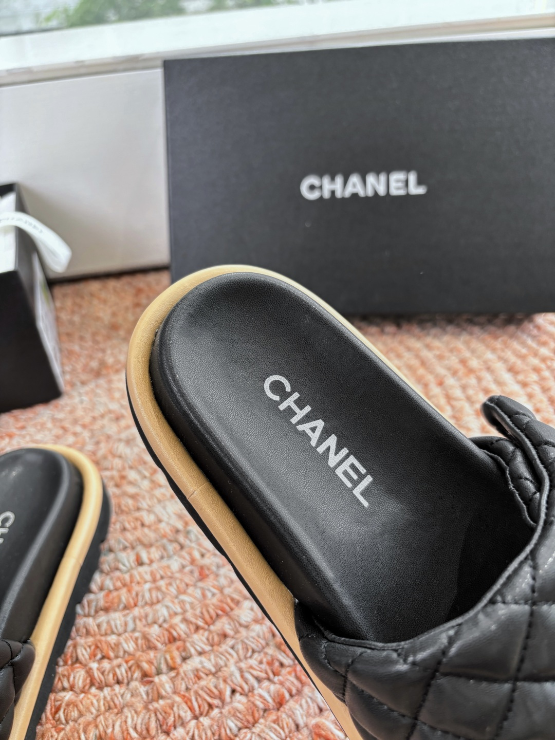 🌾G021顶级品质Louis vuitt路易威蹬lv面包拖拖限定款居家酒店拖鞋 皮草拖鞋頂级品质🔝水貂打