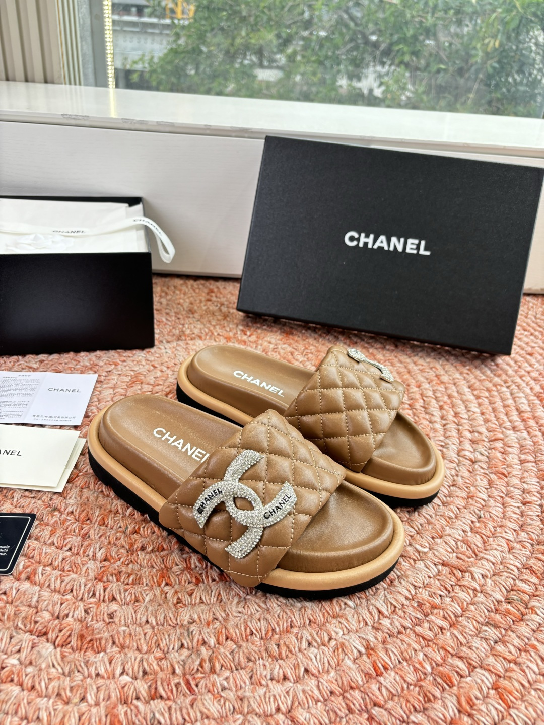 🌾G021顶级品质Louis vuitt路易威蹬lv面包拖拖限定款居家酒店拖鞋 皮草拖鞋頂级品质🔝水貂打