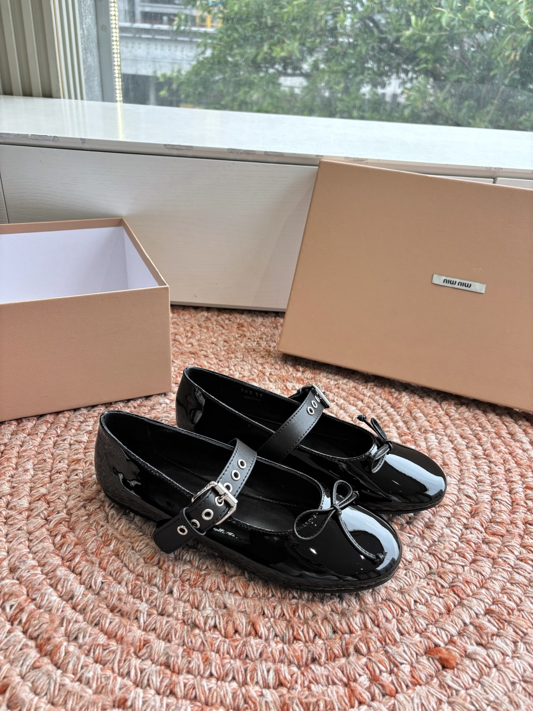 🌾G027代购级Miu Miu 缪缪玛丽珍单鞋女士蝴蝶结装饰缎面芭蕾舞独家高版 Miu Miu新款平底芭