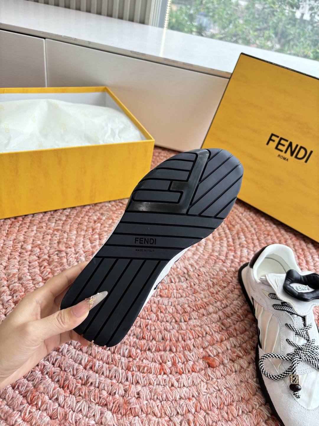 🌾G029顶级品质𝐅𝐄𝐍𝐃𝐈｜26春夏新款Wave Pulsea魔术贴德训阿甘鞋把春天穿在脚上立体花朵装