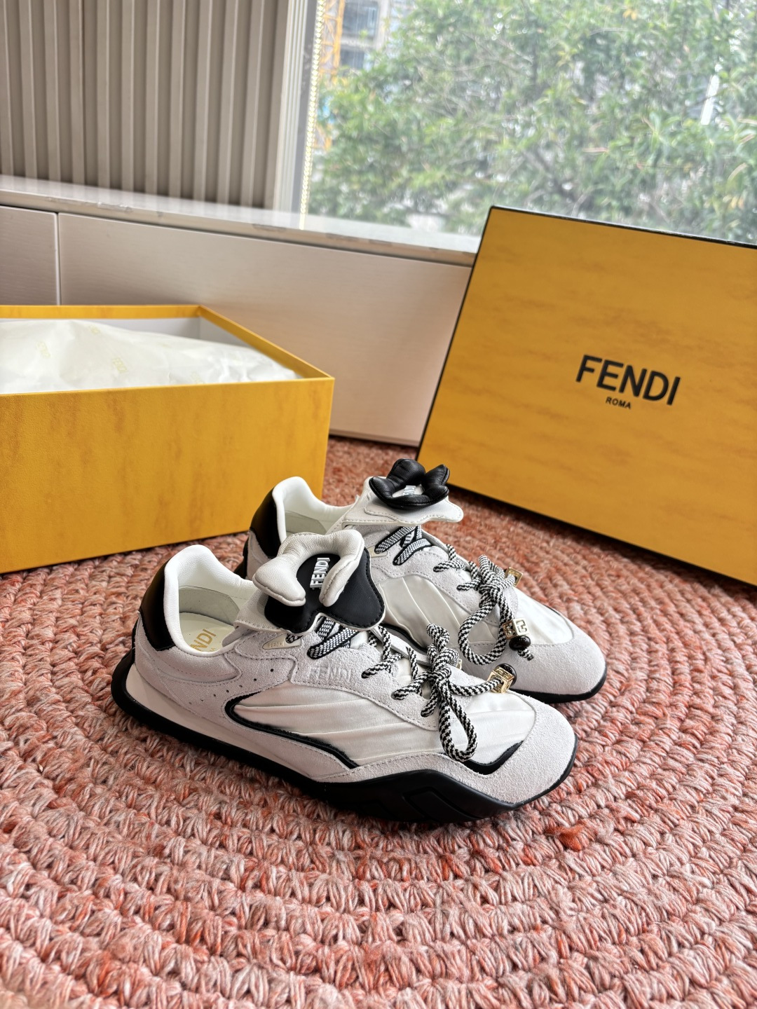 🌾G029顶级品质𝐅𝐄𝐍𝐃𝐈｜26春夏新款Wave Pulsea魔术贴德训阿甘鞋把春天穿在脚上立体花朵装