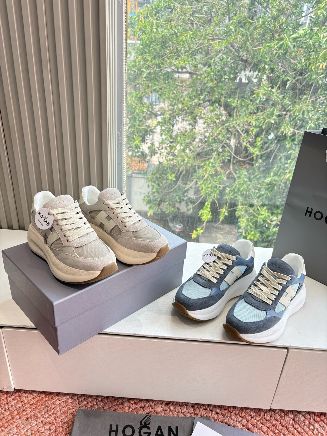 🌾G398HOGAN霍根鞋子德训鞋26新配色这可让我怎么选呀？看迷糊了吧这波hog都很好看最喜欢还是脚感