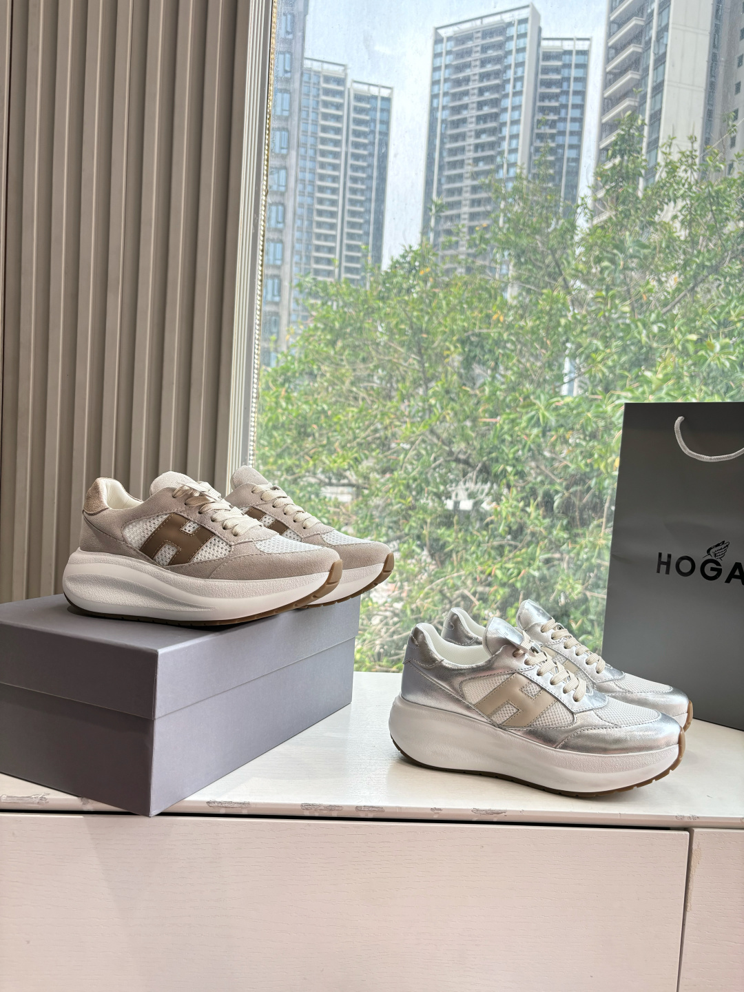 🌾G398HOGAN霍根鞋子德训鞋26新配色这可让我怎么选呀？看迷糊了吧这波hog都很好看最喜欢还是脚感