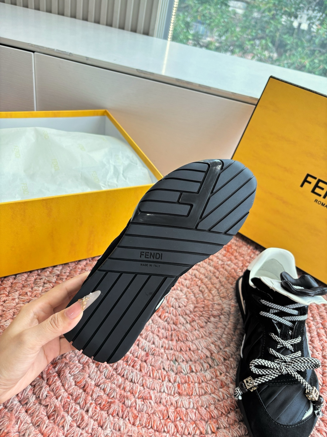 🌾G029顶级品质𝐅𝐄𝐍𝐃𝐈｜26春夏新款Wave Pulsea魔术贴德训阿甘鞋把春天穿在脚上立体花朵装